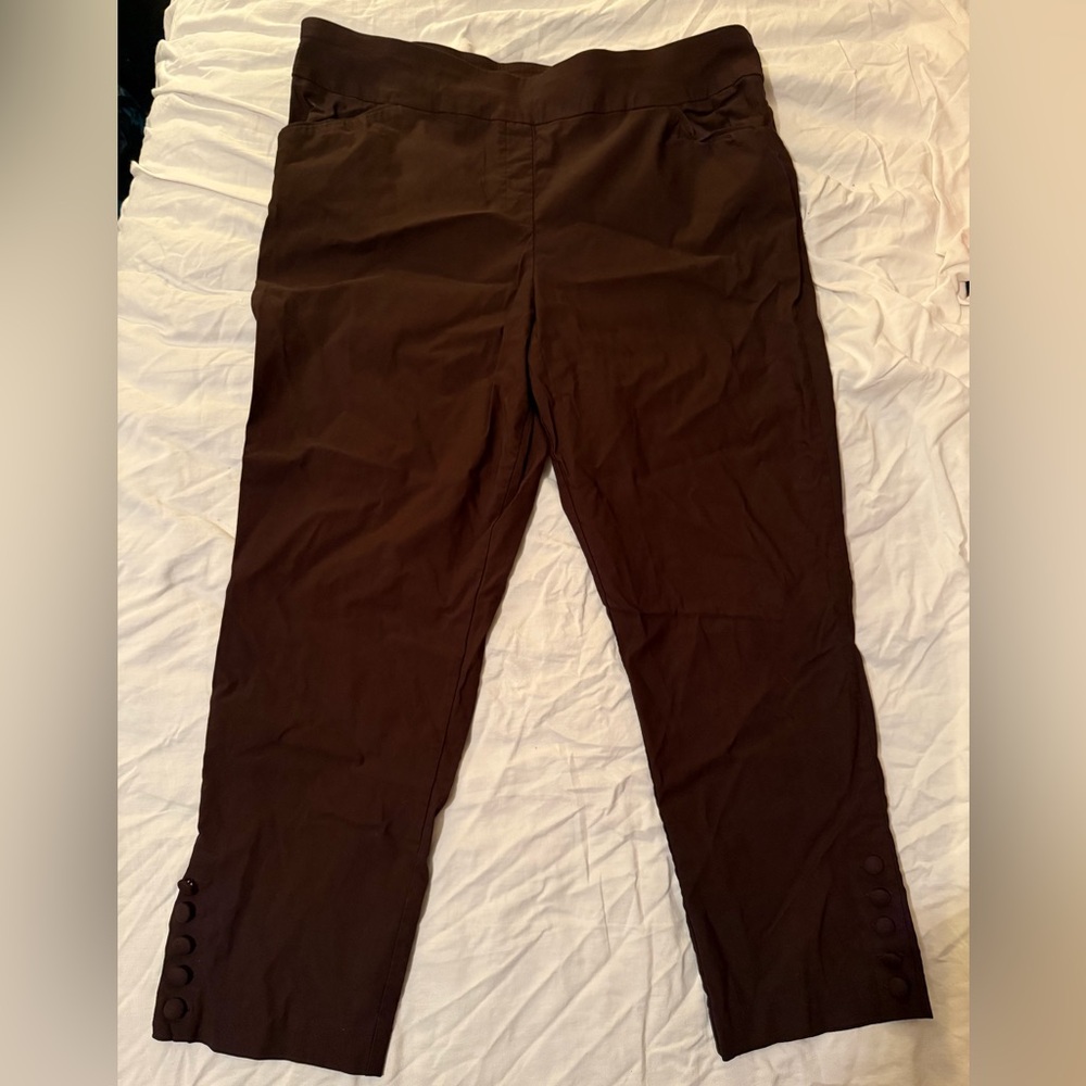 Worthington Chocolate pull on skinny